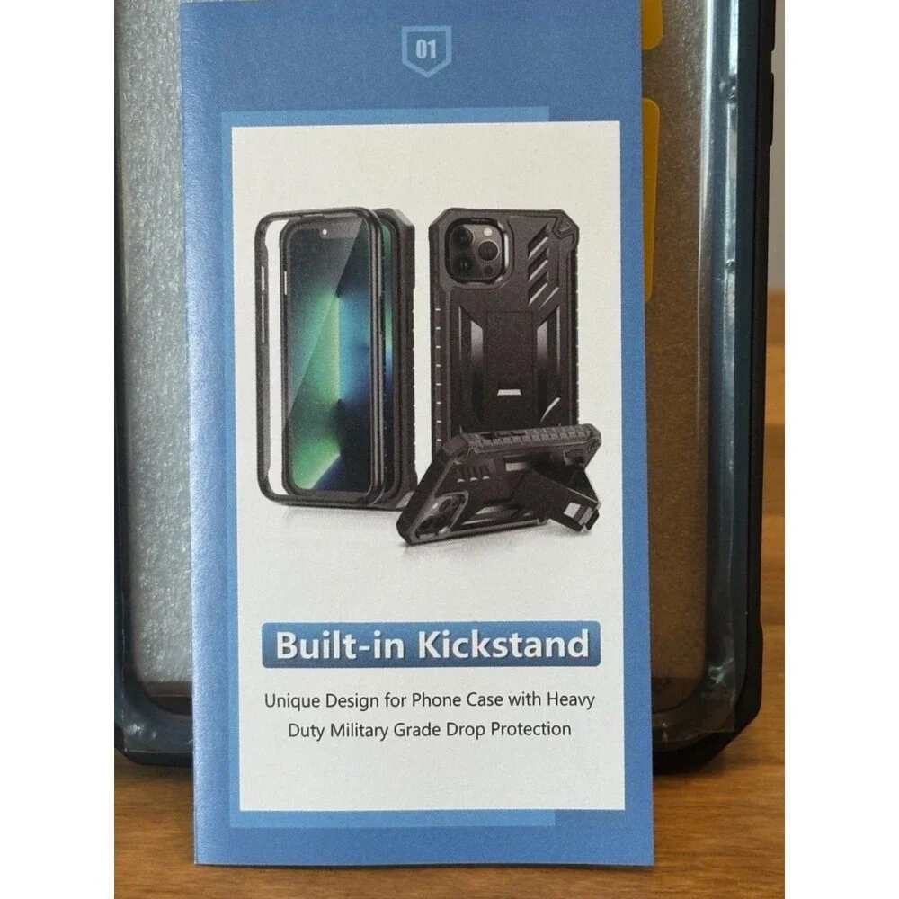 BRAND NEW FNTCASE FOR GOOGLE PIXEL 8 PRO BUILT IN STAND MILITARY Blue Fast Ship